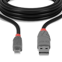 Lindy 0.2m USB 2.0 Type A to Micro-B Cable - Gold Plated Lindy 0.2m USB 2.0 Type A to Micro-B Cable - Gold Plated